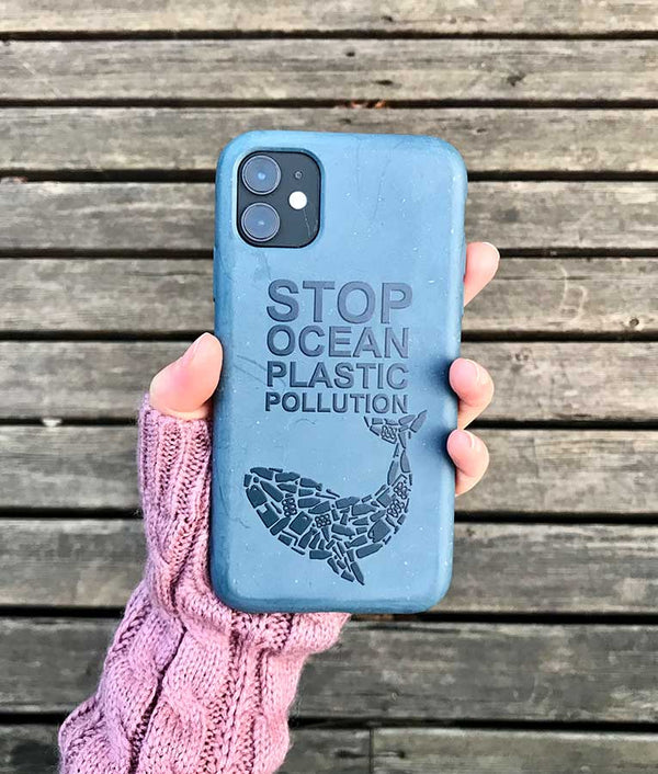 Funda de bambú biodegradable Beluga para iPhone