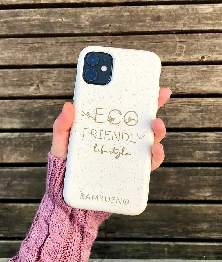 Funda de bambú biodegradable Eco Friendly para iPhone